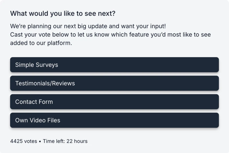 Mini App - Polls
