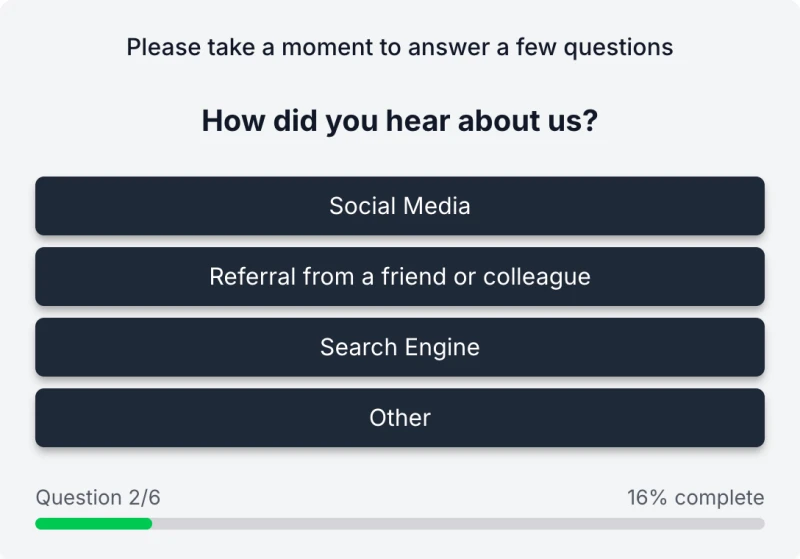Mini App - Waitlist Survey